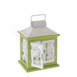  Свещник дърво вратички резба1 20Х14Х24