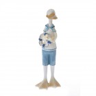 Фигура полиестер патица моряк 6X27CM