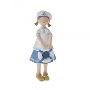 Фигура полиестер момиче моряк 6X20CM