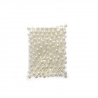 Пластмасови перли, бели, 16мм, 245 бр.