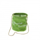 Кашпа торба зебло зелена с найлон отвътре 12Х13