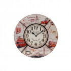 Стенен Часовник, МДФ, Ф50cm