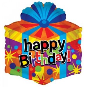 Фолиев балон  “Happy Birthday“ 46СМ