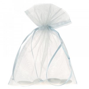 Торбичка органза св.синя 12Х17.