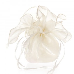 Торбичка сатен крем-1 34cm.