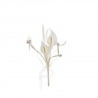 Бутониера кала бяла 9CM