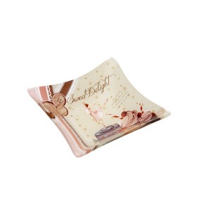 Чиния стъкло “Sweet delight“ 13Х13CM