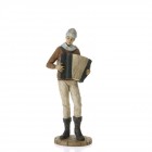 Фигура полирезин акордеонист, 30CM