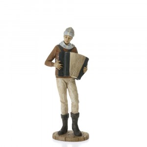 Фигура полирезин акордеонист, 30CM