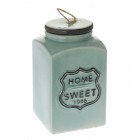 Керамичен буркан, Home Sweet, 14X14X23CM