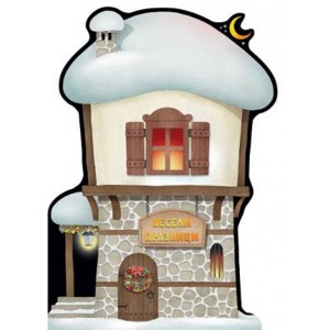 Картичка и плик ВC “Весели Празници“ 130X240MM