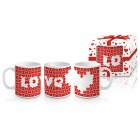 Чаша с кутия “LOVE“, 300ml (1X12)