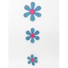 Гирлянд сини цвет  лико, 100см.