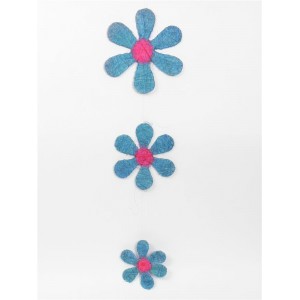 Гирлянд сини цвет  лико, 100см.