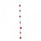 Гирлянд от текстилни звезди 150CM