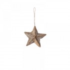 Звезда от естествени материали 12X12 CM
