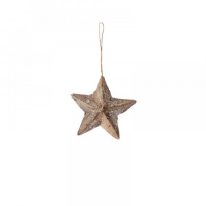 Звезда от естествени материали 12X12 CM