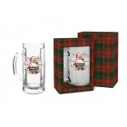 Коледна чаша за бира 500мл, Дядо Коледа“Наздраве за Новата Година!“