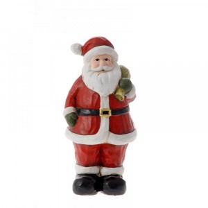 Дядо Коледа керамика червен 10Х9Х20CM