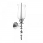 Стенен светилник, метал и стъкло, 43CM