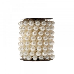 Перли наниз, екрю, 16mm.Х5m.