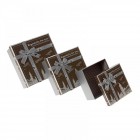 Кутии картон квадрат к-т от 3бр