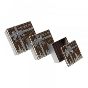 Кутии картон квадрат к-т от 3бр