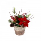 Коледна аранжировка в панер 30Х30CM