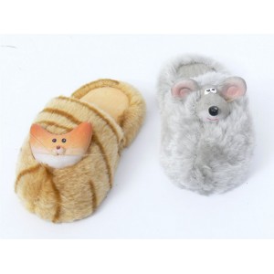 Обувка коте/мишка, 2 мод., 17см. (4/60)