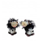 Кравичка черен пух мини, 6см.,  2 мод.(12/288)