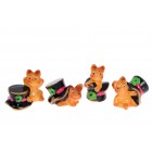 Прасенце шапка за късмет, 5см.,  4 мод. (12/384)