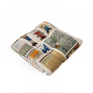 Възглавница текстил, декор, 43X43X8CM