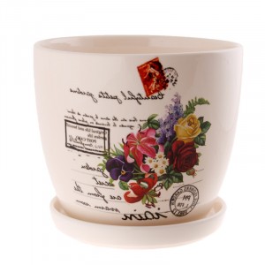 Кашпа букет,21.2X21.2X18.5cm(1X6)