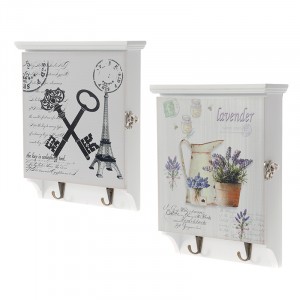 Кутия за ключове и закачалка дърво 20Х27