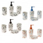 Керамичен к-т от 4 части за баня кръгове