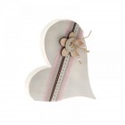 Сърце декор дърво 23X26CM