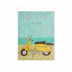 Картина принт върху канаваца VESPA жълта 30Х40 CM