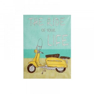 Картина принт върху канаваца VESPA жълта 30Х40 CM
