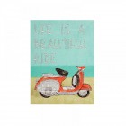 Картина принт върху канаваца VESPA червена 30Х40 CM