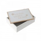 Кутия дърво  25Х18Х8 HOME SWEET HOME