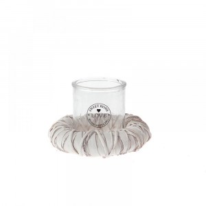 Светилник във венец светъл1,D30x18 CM