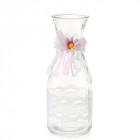 Ваза с бял декор дантела D08Х20