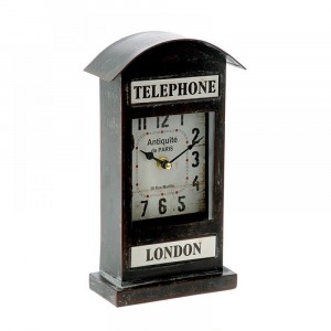 Настолен часовник метал LONDON 15Х26СМ