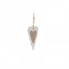 Сърце дърво претрито 06Х14 CM