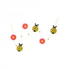 Гирлянд жълти калинки 38CM