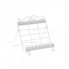 Поставка за вестници метал бяло 26Х23Х28