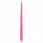 Свещ конус, мат, циклама, 40 см