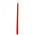 Свещ конус, гланц, червена, 35 см