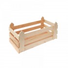 Дървен кафез, натурал, 62х31х31 см