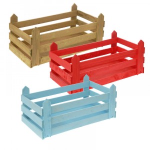 Дървен сандък, 2 цвята, 67х31х34 см